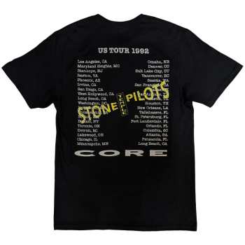 Mercancía Stone Temple Pilots: Stone Temple Pilots Unisex T-shirt: Core Us Tour '92 (back Print) (small) S
