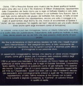 CD Stormy Six: Cliché + Pinocchio Bazaar