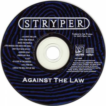 CD Stryper: Against The Law = 無法の掟 LTD