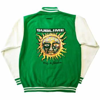 Mercancía Sublime: Sublime Unisex Varsity Jacket: 40oz To Freedom (back Print) (medium) M