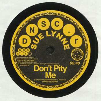 SP Sue Lynne: Don't Pity Me