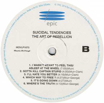 LP Suicidal Tendencies: The Art Of Rebellion