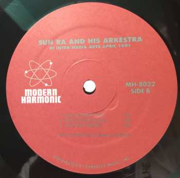 3LP The Sun Ra Arkestra: Sun Ra And His Arkestra At Inter-Media Arts April 1991 LTD