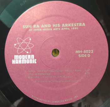 3LP The Sun Ra Arkestra: Sun Ra And His Arkestra At Inter-Media Arts April 1991 LTD