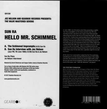 SP Sun Ra: Hello Mr. Schimmel