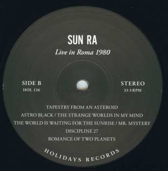 3LP/Caja Sun Ra: Live In Roma 1980 LTD