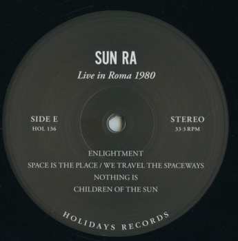 3LP/Caja Sun Ra: Live In Roma 1980 LTD