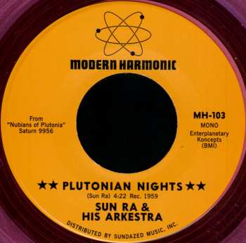 SP The Sun Ra Arkestra: Plutonian Nights CLR