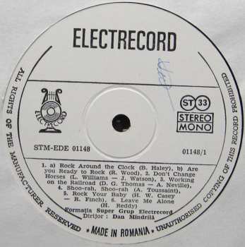 LP Super Grup Electrecord: Rock'n Roll Again !