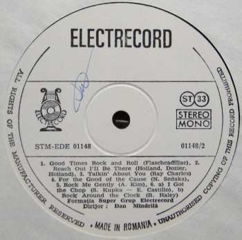 LP Super Grup Electrecord: Rock'n Roll Again !