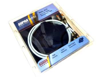 Técnica de áudio Supra Dual 2rca - 2rca 0,5m