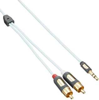 Técnica de áudio SUPRA MP-CABLE MINI PLUG-2RCA 1m