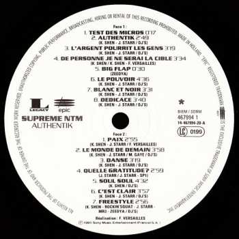 LP Suprême NTM: Authentik