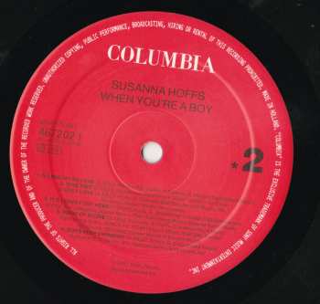 LP Susanna Hoffs: When You're A Boy
