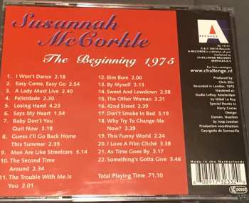 CD Susannah McCorkle: The Beginning 1975
