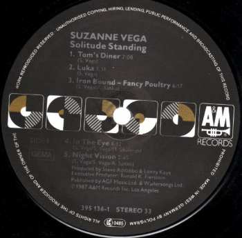 LP Suzanne Vega: Solitude Standing