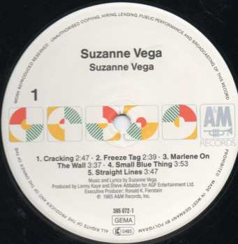 LP Suzanne Vega: Suzanne Vega