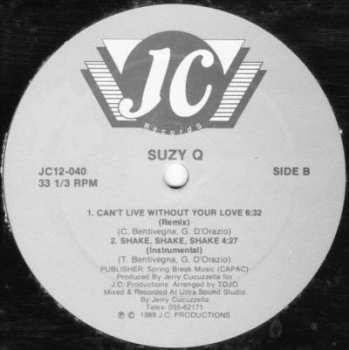 LP Suzy Q: Shake, Shake, Shake
