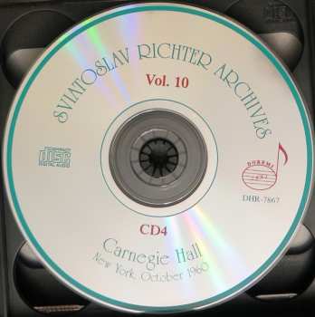 6CD/Caja Sviatoslav Richter: Carnegie Hall, New York, October 19, 23, 25, 28, 30, 1960 - Sviatoslav Richter Achives, Vol. 10