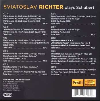 10CD/Caja Franz Schubert: Live In Moscow