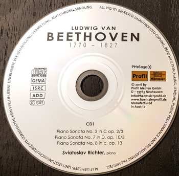 12CD/Caja Ludwig van Beethoven: Sviatoslav Richter Plays Beethoven