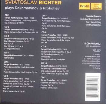 11CD/Caja Sviatoslav Richter: Plays Rakhmaninov & Prokofiev