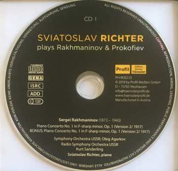 11CD/Caja Sviatoslav Richter: Plays Rakhmaninov & Prokofiev