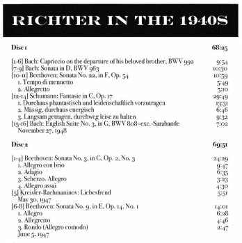 2CD Sviatoslav Richter: Richter In The 1940s
