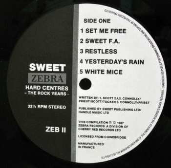 LP The Sweet: Hard Centres - The Rock Years