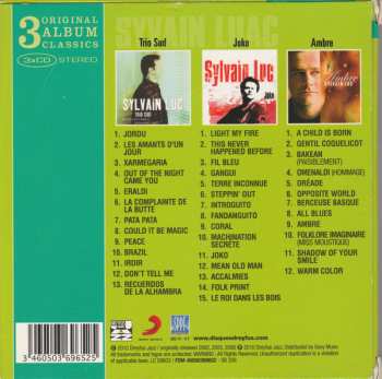 3CD/Caja Sylvain Luc: 3 Original Album Classics