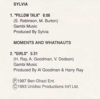 CD Sylvia Robinson: Pillow Talk / Girls