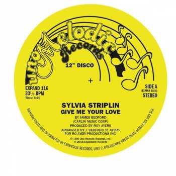 LP Sylvia Striplin: Give Me Your Love / You Can't Turn Me Away