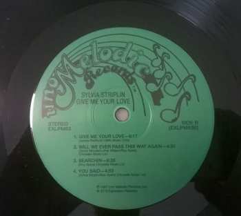 LP Sylvia Striplin: Give Me Your Love