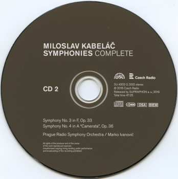 4CD/Caja Prague Radio Symphony Orchestra: Symphonies Complete