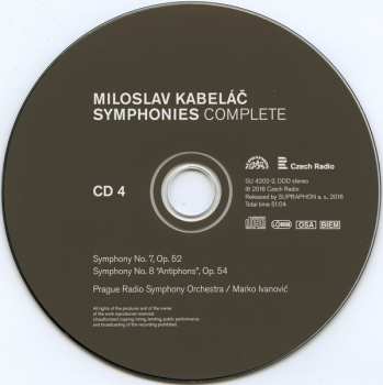 4CD/Caja Prague Radio Symphony Orchestra: Symphonies Complete