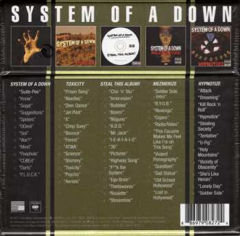 5CD/Caja System Of A Down: System Of A Down (5 Album Bundle)