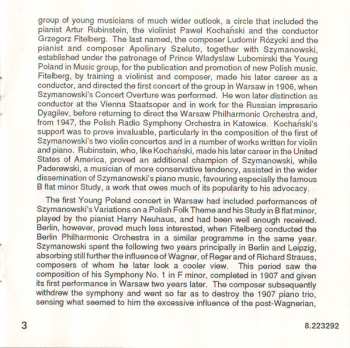 CD Karol Szymanowski: Harnasie • Mandragora • Étude