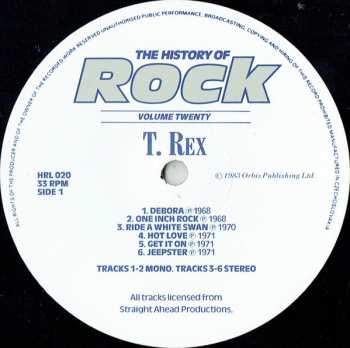 2LP T. Rex: The History Of Rock (Volume Twenty)
