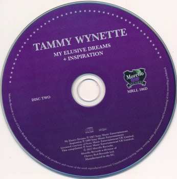 2CD Tammy Wynette: The Ways To Love A Man + Tammy's Touch + My Elusive Dreams + Inspiration