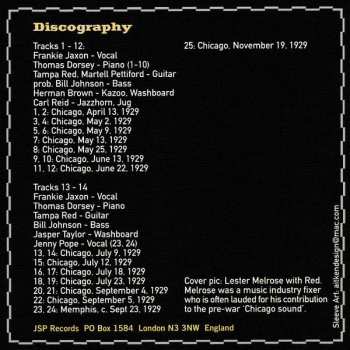 4CD/Caja Tampa Red: Music Making In Chicago 1928-1935