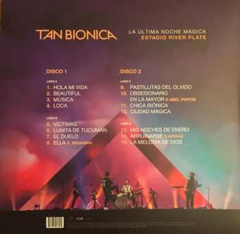 2LP Tan Biónica: La Última Noche Mágica En Vivo - Estadio River Plate