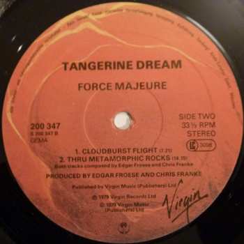 LP Tangerine Dream: Force Majeure