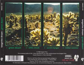 CD Tangerine Dream: Green Desert