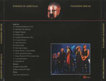 2CD Tangerine Dream: Knights Of Asheville (Tangerine Dream Live At Moogfest - Asheville - North Carolina 2011)