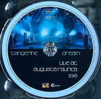 2CD/2DVD Tangerine Dream: Live At Augusta Raurica Switzerland 2016