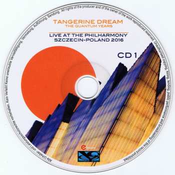 2CD Tangerine Dream: Live At The Philharmony Szczecin-Poland 2016