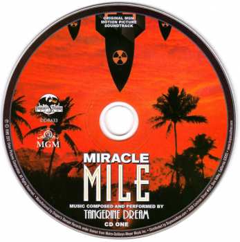 2CD Tangerine Dream: Miracle Mile (Original MGM Motion Picture Soundtrack) LTD