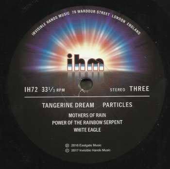 2LP Tangerine Dream: Particles
