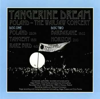 2CD Tangerine Dream: Poland (The Warsaw Concert)