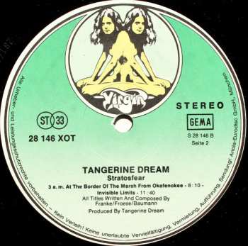LP Tangerine Dream: Stratosfear